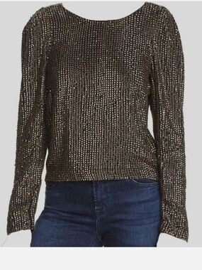 Never Worn Joie Top with bronze studs Size Medium